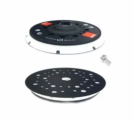 RUPES Диск-подошва MULTIHOLE 981.500, M8 - М,жесткая(чёрная),лип.Velcro для ER03/05,RH,BR и др