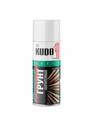 Грунт акриловый Белый 520мл аэрозоль    Kudo KU-2204