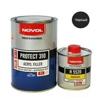 Грунт HS акриловый 2-K (4+1) Черный 1л PROTECT 310 и отвердитель Н5520 0,25л комплект NOVOL 37141