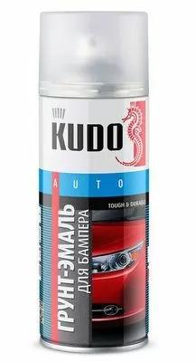 Грунт-эмаль для бампера Графит 520мл аэрозоль   Kudo KU-6203