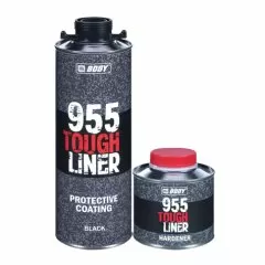 BODY TOUGH LINER 955 Сверхпрочное защитное покрытие черное, 0,6л+0,2л 9550200001+9550000030