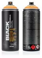 Краска аэрозольная BLACK снежно-белая 0,4л MONTANA CANS 9100 BLK