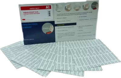 Emblem mount glue 5 st Клейкая лента для нанесения эмблем, 5 шт. A1  T2-030MG-0005