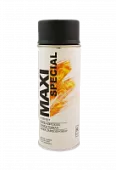 Краска аэрозольная, эмаль термостойкая черная 0,4л MAXI COLOR 0008MX
