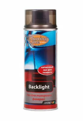 Лак аэрозольный для тонировки фонарей черный 0,4л MOTiP 372698