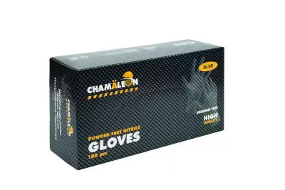 Перчатки нитриловые Super Grip (черные) L CHAMAELEON 48902