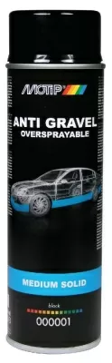 MOTiP Мастика на каучуковой основе "Антигравий" (аэрозоль) черная 0,5л 000001