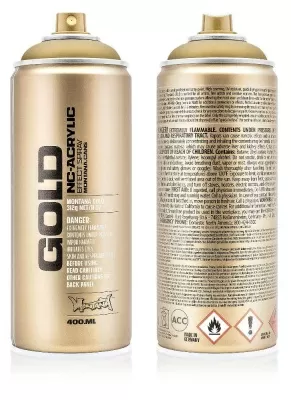 Краска аэрозольная GOLD красно-оранжевая полупрозрачная 0,4л MONTANA CANS T2090