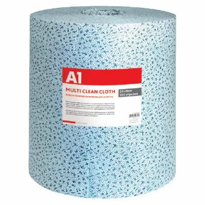 Multi Clean Cloth Салфетка для обезжиривания, безворсовая 500 листов в рулоне 32×36см, A1  100MC-0500
