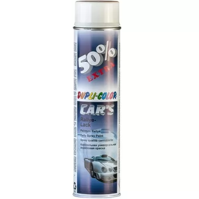 Краска аэрозольная, эмаль  универсальная акриловая белая глянцевая 0,6л Dupli Color 693885