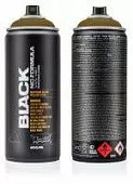 Краска аэрозольная BLACK бомбей 0,4л MONTANA CANS 1140 BLK