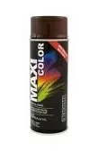 Краска аэрозольная, эмаль махагон коричневый RAL 8016  0,4л MAXI COLOR 8016MX