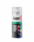 Лак акриловый глянцевый 520мл аэрозоль  KUDO KU-9002