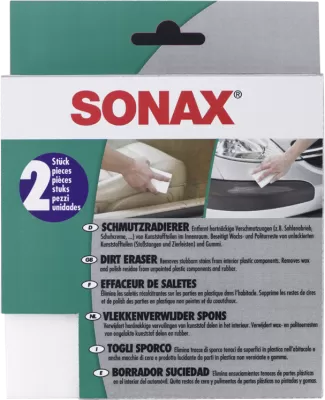 Губка для очистки пластика 1уп. SONAX 416000