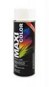 Краска аэрозольная, эмаль белая матовая RAL 9010 0,4л MAXI COLOR 9010mMX
