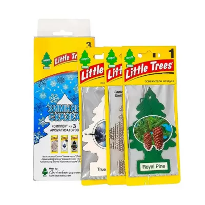 Комплект ароматизаторов (3 шт.) ёлочка "Зимняя Сказка" LITTLE TREES LTMIX7