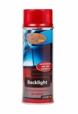 Лак аэрозольный для тонировки фонарей красный 0,4л MOTiP 372681