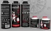 TORTUGA PU состав "БРОНЯ" защитное полиуретановое покрытие черный 1,1л + 0,41л