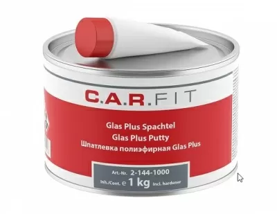 Шпатлевка со стекловолокном  1,0 кг  Glas Plus  C.A.R.FIT 2-144-1000