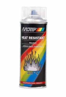 Лак аэрозольный термостойкий 800°C бесцветный 0,4л MOTiP 04033