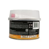 Шпатлевка наполняющая со стекловолокном + отвердитель  Fiber, светло-зелёная, 0,5+0,015кг JETA PRO 5546/0,5