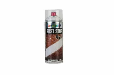 RUST STOP Краска аэрозольная, эмаль  по ржавчине 4 в 1 белая RAL 9010 0,4л Dupli Color 228759