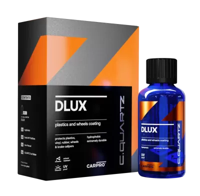 Cquartz DLUX Kit Полироль для резины и пластика-защитное покрытие (набор) 30 мл. CARPRO CP-1111CD