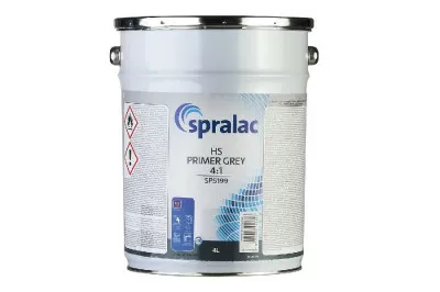Грунт-наполнитель HS (4:1) серый 4л SPRALAC SP5199/4