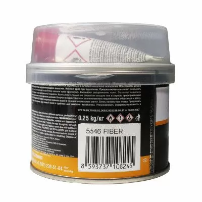 Шпатлевка наполняющая со стекловолокном + отвердитель  Fiber, светло-зелёная, 0,25+0,008 JETA PRO 5546/0,25
