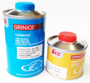 КОМПЛЕКТ Лак акриловый Grinice Super Fast Drying Clearcoat Nanoceramic HS 2:1 GN-889 1л + Отвердитель Grinice HS Standard Hardener GN-612 0,5л GN-889 + GN-612 1 л.+0,5 л.