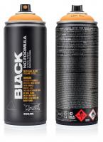 Краска аэрозольная BLACK черная 0,4л MONTANA CANS 9001 BLK