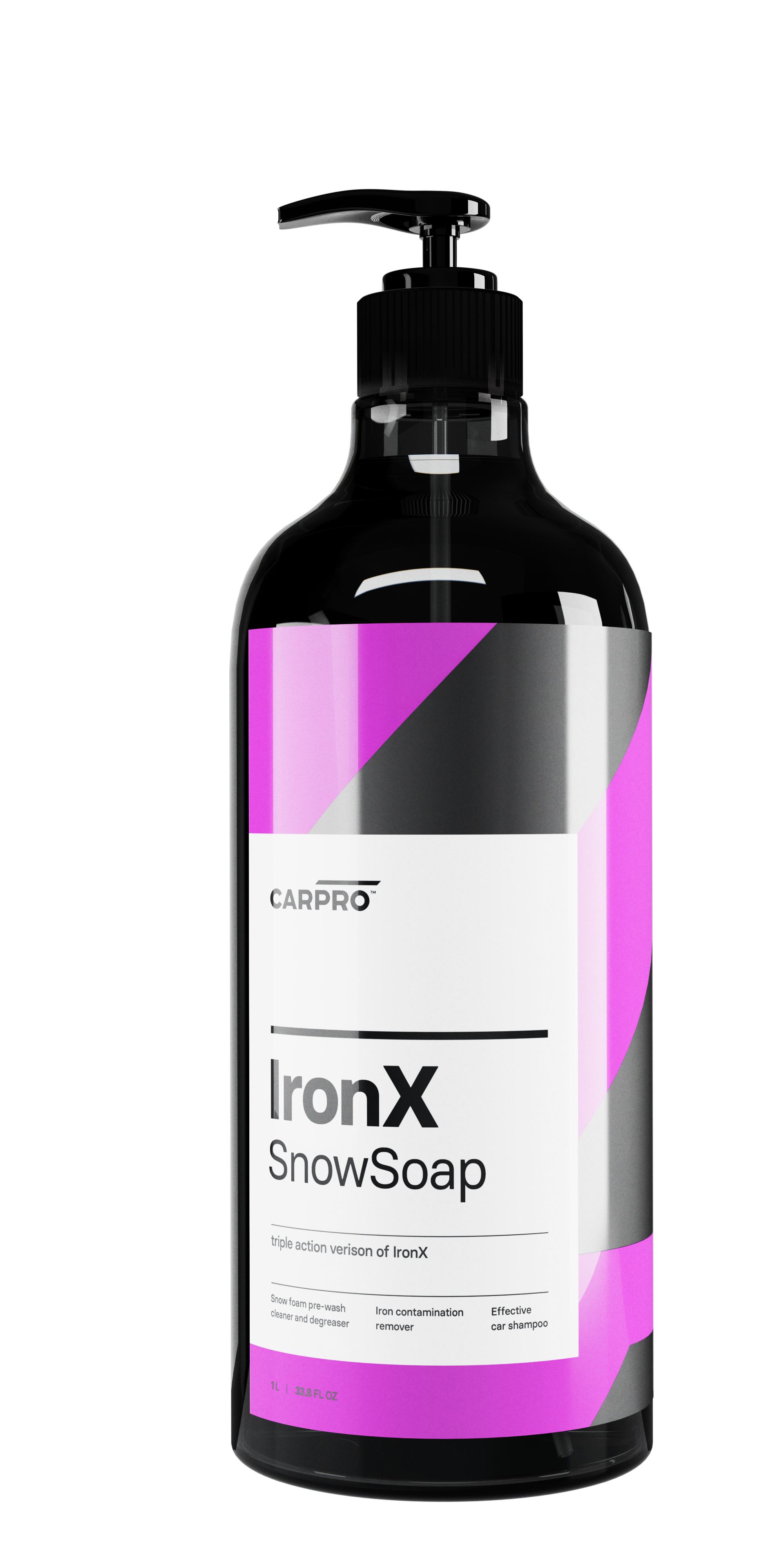  IronX Snow Soap Очиститель коррозии-металлических вкраплений шампунь 1 л. CARPRO CP-173