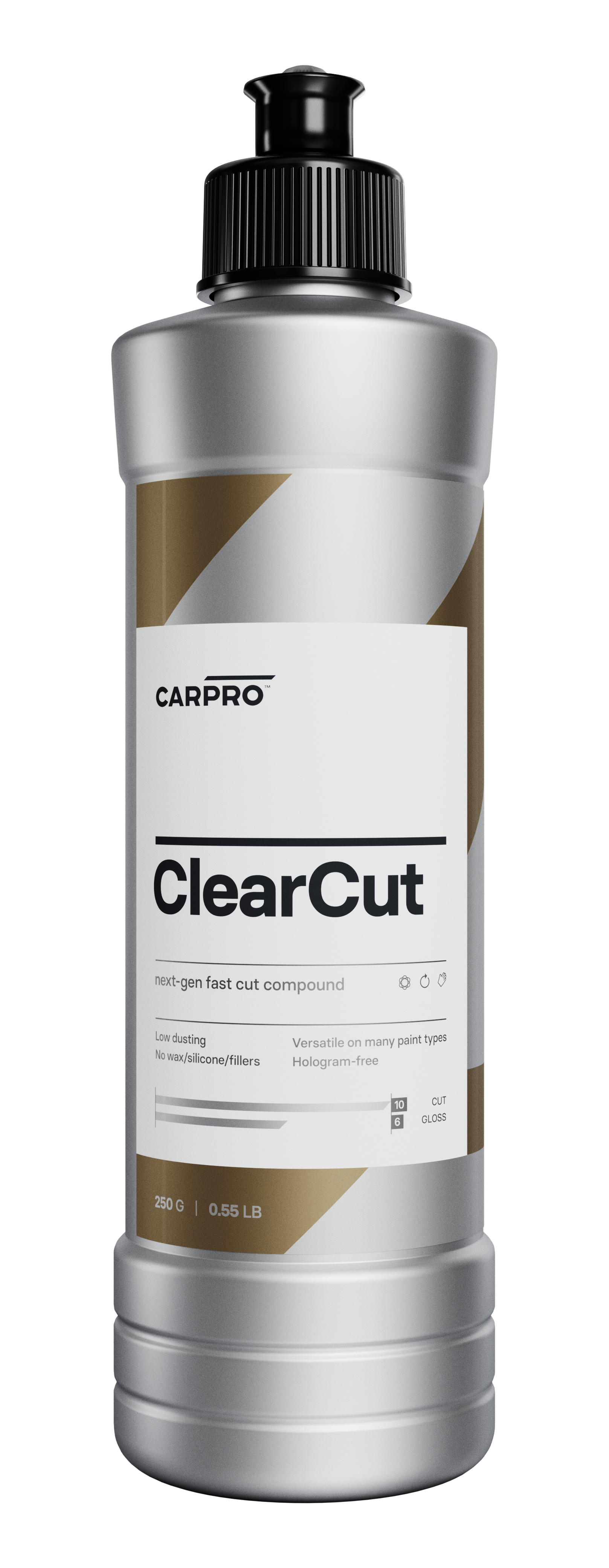 ClearCUT Полироль для кузова-абразивная полировальная паста 250 мл. CARPRO CP-CC25