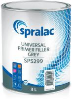 Грунт-наполнитель универсальный выравнивающий серый 3л SPRALAC SP5299/3