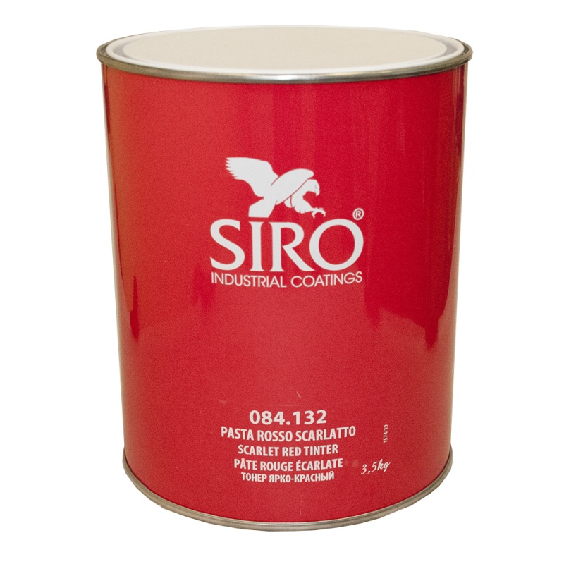 084.132 SIRO Scarlet Red Пигментная паста, уп.3,5кг 084.132-3500