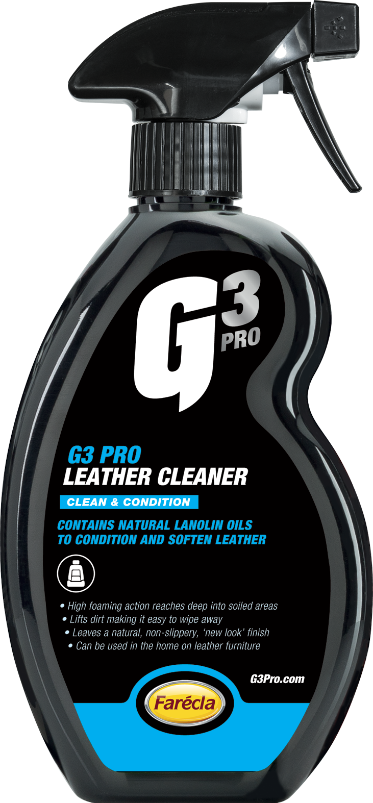 G3 Professional Leather Cleaner, Очиститель кожи, Farecla 7200