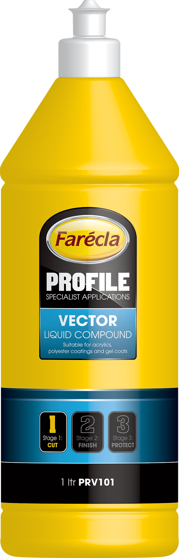 Profile Vector Liquid Compound Полировальная эмульсия 1л. Farecla PRV101