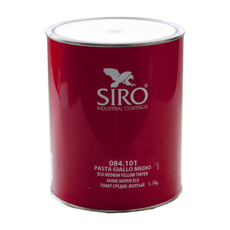 084.101 SIRO Solid Medium Yellow Пигментная паста, уп.3,5кг 084.101-3500