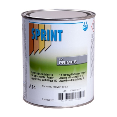 Грунт A14 SPRINT Primer нитросинтетический, серый, уп. 1л/1,204кг А1406001G1