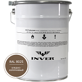 Синтетическая нитроалкидная краска INVER RAL 8025 1К, глянцевая эмаль, очень быстрой сушки 20 кг