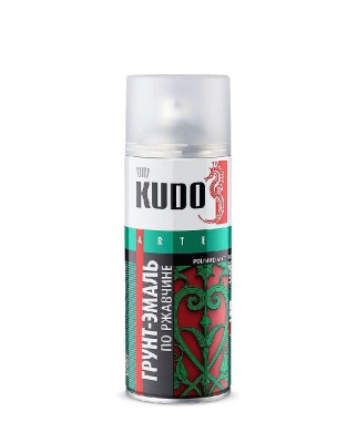 Эмаль по ржавчине красная     Kudo KU-313020