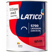 Краска акриловая LATICO 5700  White/Белый 3,7 л. KAPCI L010C/3,7