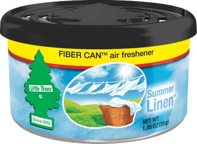 Ароматизатор в баночке Fiber Can "Летняя свежесть" (Summer Linen) LITTLE TREES UFC-17874-24