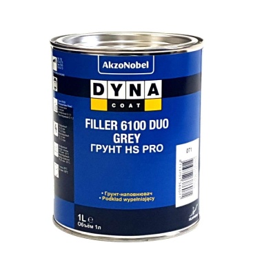 Dynacoat грунт-выравниватель Filler 6100 Duo Grey 1 л