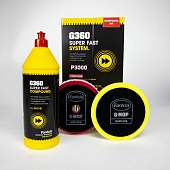 G360 Super Fast Compound Kit абразивная паста + 2 полировальника, Farecla KT3001