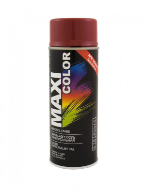 Краска аэрозольная, эмаль рубиново-красная RAL3003 0,4л MAXI COLOR 3003MX