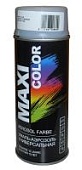 Краска аэрозольная, эмаль серая RAL7001 0,4л MAXI COLOR 7001MX