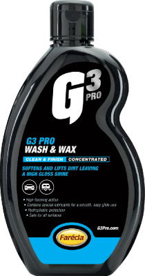 G3 Pro Wash and Wax Шампунь для ручной мойки с воском 500мл. Farecla 7206