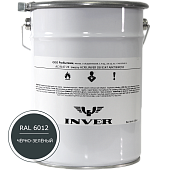 Синтетическая антикоррозийная краска INVER, RAL 6012 1К, фенол-алкидная, глянцевая, толстослойная грунт-эмаль воздушной сушки 5 кг
