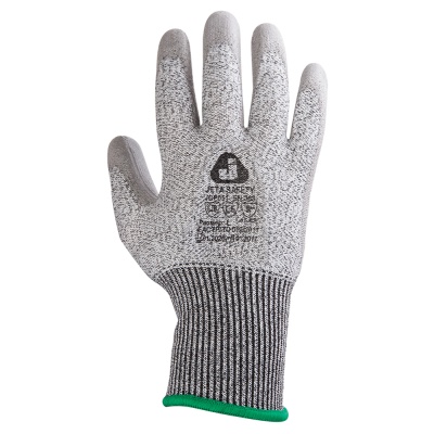 Антипорезные перчатки с полиуретановым покрытием (5 класс) JETA PRO JCP051